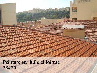 Peinture sur tuile et toiture  58470